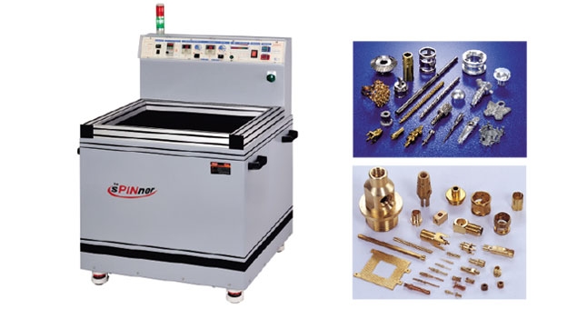 Magnetic De-burring & Polishing Machine